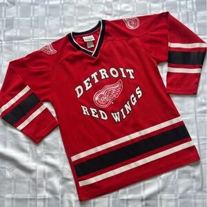 Mighty Mac Sports NHL Winning Goal Vintage Detroit Red Wings Red Hockey Jersey